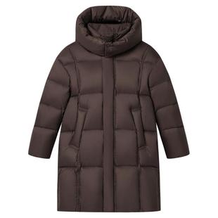 【泡芙亲子款】25新款波司登儿童羽绒服女童长款大童加厚保暖防寒