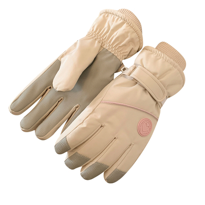 滑雪手套女冬加厚保暖加绒手套