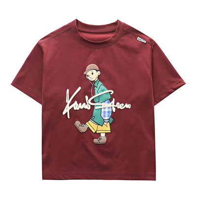 男童卡通动漫短袖T恤衫印花上衣