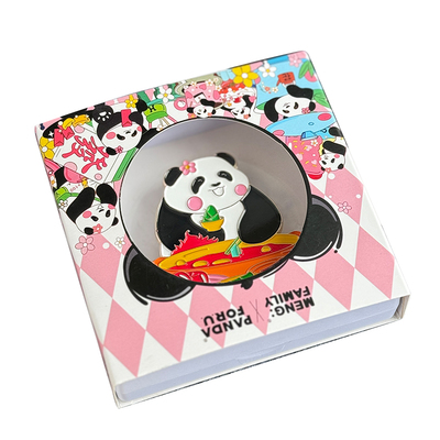 创意金属个性熊猫萌趣可爱冰箱贴