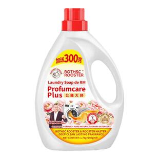 公鸡大师除菌除螨洗衣液家用实惠装深层洁净持久留香液态洗衣皂液