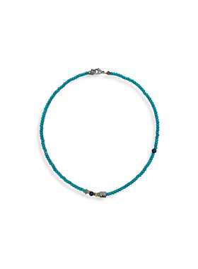 WAY OF MOON【海洋】地中海彩色石极细choker颈链轻奢小众锁骨链