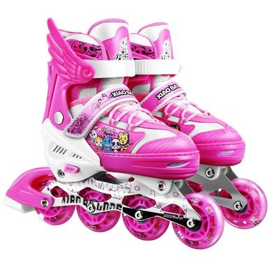小霸龍溜冰鞋兒童初學者全套輪滑鞋女童可調滑冰旱冰鞋男童滑輪鞋