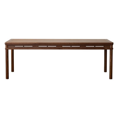 宋式美学黑胡桃木茶桌书法桌茶室