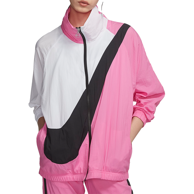 耐克女子大LOGO运动夹克外套