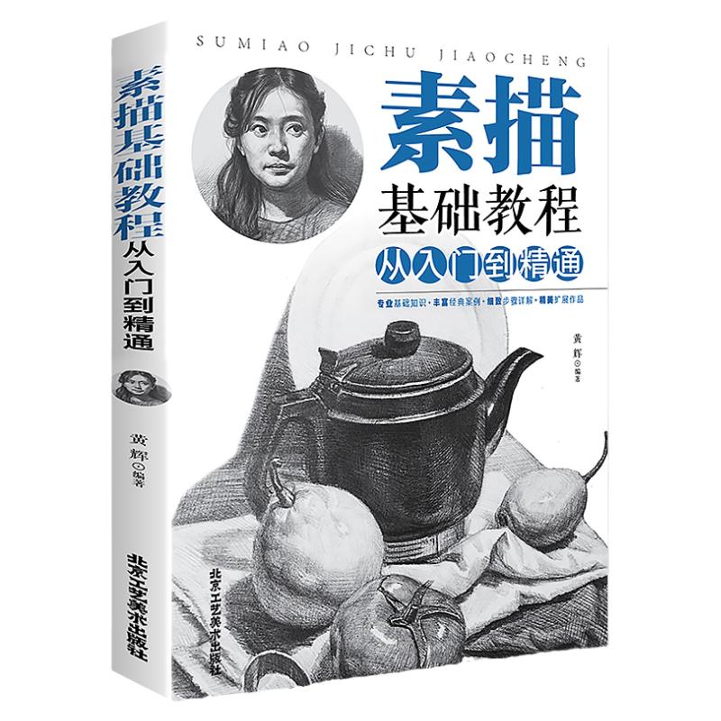 素描基础教程从入门到精通 绘画素描教程书入门自学零基础书籍 图文并茂学画画的基础素描几何体 美术教程 畅销书籍