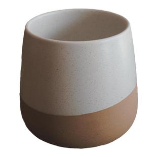 复古粗陶花瓶 侘寂风花瓶摆设 古典干花仿真花花插 做旧风格花器