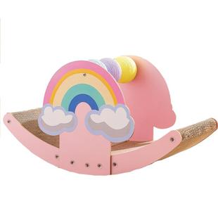 猫抓板猫窝一体耐磨耐抓不掉屑磨爪子自嗨解闷神器猫咪摇摇椅玩具