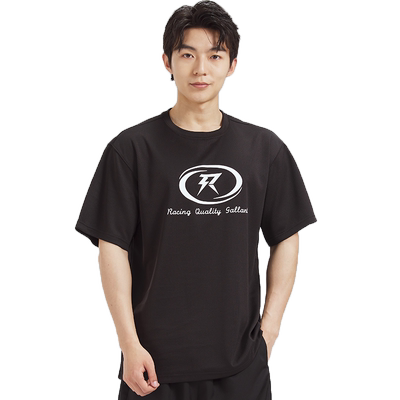 R.Q.G速干短袖T恤男士夏季半袖冰丝宽松透气健身户外运动加大码潮