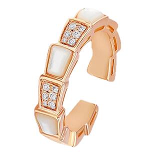 CAMIERY 时尚新款 鱼骨戒指手工小众设计款戒指 高级感不掉色戒指