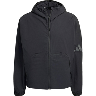 Adidas/阿迪达斯官方正品MYSHELTER男士梭织连帽运动外套JM3936