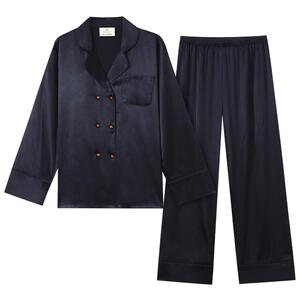鹿好男士大码宽松睡衣长袖家居服