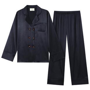 鹿好男士大码睡衣高级感礼盒装丝绸可刺绣定制送男友爸爸生日礼物