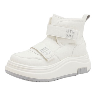 星期六时尚厚底加绒雪地靴女款2025年冬季新款防滑保暖短靴棉鞋子