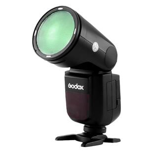 Godox神牛V1色片闪光灯热靴灯圆形分体灯头H200RV-11V-11CV-11TAK-R16色片套装拍摄附件