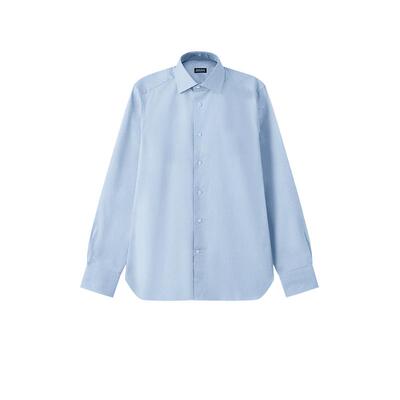 ZEGNA杰尼亚棉质长袖衬衫