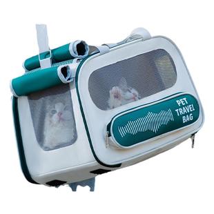 猫包便携外出大容量斜跨单肩宠物背包小狗包猫箱轻便款社会化用品