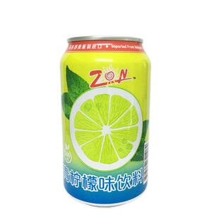 6听装】正品越南进口ZON青柠檬味饮料300ml无气网红解腻果汁饮料