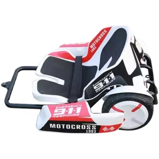 适用小米九号平衡车卡丁车加装拖车改装拖斗拖挂加装后排儿童座椅