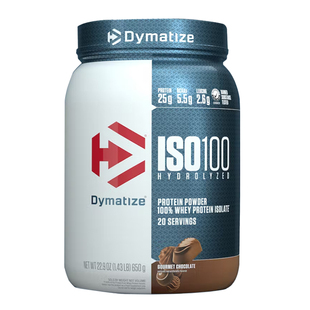 Dymatize狄马泰斯ISO-100分离乳清蛋白质粉水解分离增身健肌1.4磅