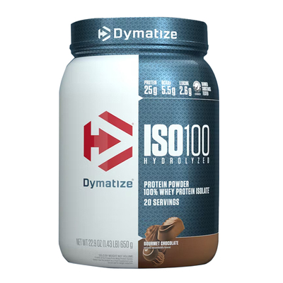 Dymatize狄马泰斯ISO-100分离乳清蛋白质粉水解分离增身健肌1.4磅