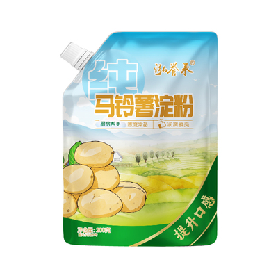 泓誉承100%纯土豆淀粉200g带嘴马铃薯淀粉勾芡土豆粉家用烹调生粉