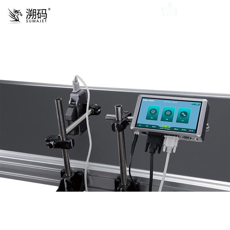 溯码M2高解析喷码机在线TIJ打印热喷墨全自动打码机生产日期发泡