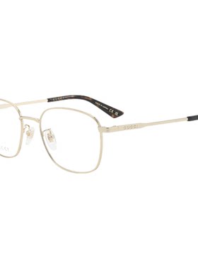 【自营】GUCCI/古驰男女同款眼镜架金属亚洲版眼镜架GG0861OA