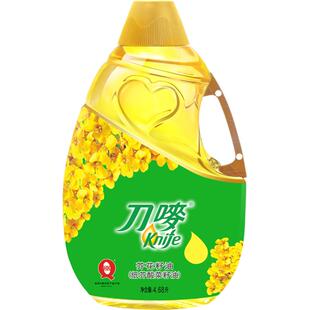 knife/刀唛芥花籽油4.68L食用油低芥酸菜籽油4.68L/瓶