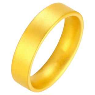 金店同款金包银平底戒指古法实心情侣男女对戒送女友情人节礼物