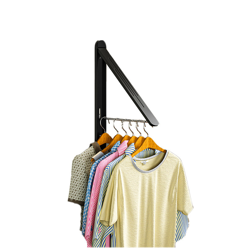 封窗阳台晾衣神器折叠晾衣架室内家用不占地的壁挂式免打孔小户型