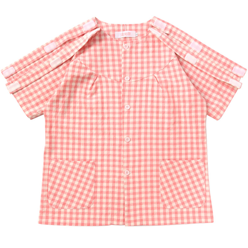 纯棉短袖病号服易穿脱
