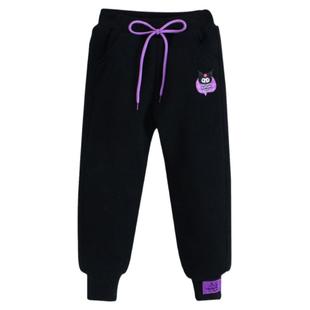 女童棉裤一条过冬儿童冬装外穿洋气加绒加厚三层保暖裤子运动裤