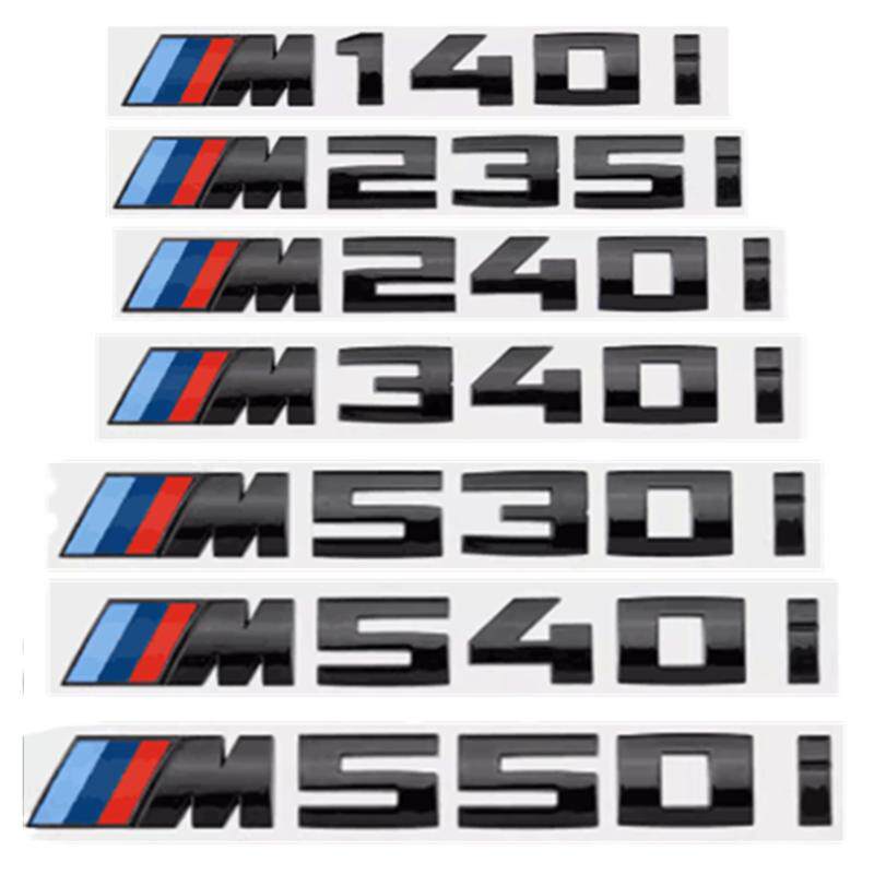 宝马数字标宝马m140i车标