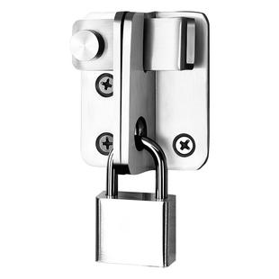 免打孔柜子柜门锁老式箱子锁扣搭扣卡扣不锈钢锁具门锁挂锁门扣