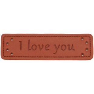 私人定制皮标可爱毛线手工装饰帽子diy编织围巾装饰品专属小标签