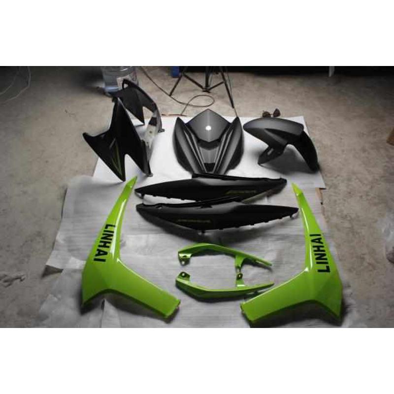 林海领程175FORCE金城草蜢边条前围面板侧板前泥板全车碳纤维外壳