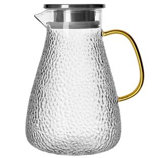 加厚冷水壶玻璃水壶家用耐高温泡茶壶冷泡瓶凉水杯冰箱凉水壶套装