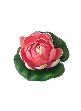 桌面仿真荷花摆放漂浮