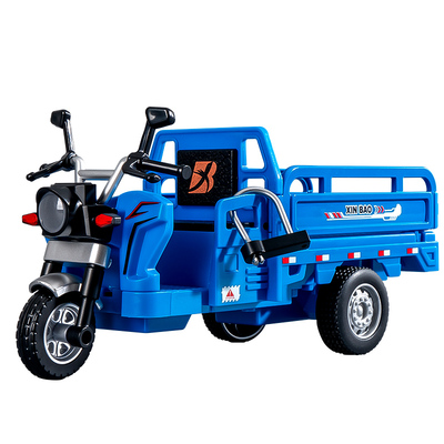 合金三轮车玩具摩托车模型