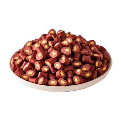 夹心蛋黄粒牛肉粒训犬零食