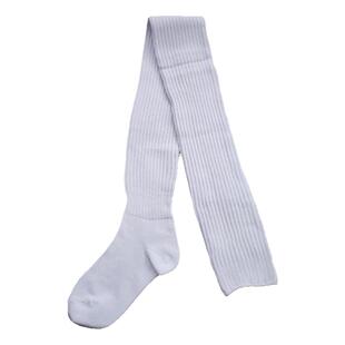 大象袜女白色日系泡泡袜堆堆JK风长筒针织大线不勒腿制服超长腿袜