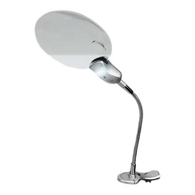 专光懒人夹子放大镜台式阅读老人led阅读放大镜拜斯学生鉴定