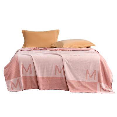 水星家纺A类抗静电保暖毛绒毯子