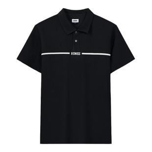 KSWISS盖世威POLO衫男 夏季潮流时尚休闲翻领透气短袖T恤 109867