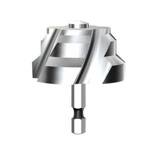 迪跃六代三刃螺旋ppr提口钻头六角柄热熔水管专用开孔钻头20~63mm