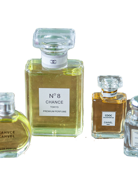 仿真Q版香水儿童摄影道具缩小版