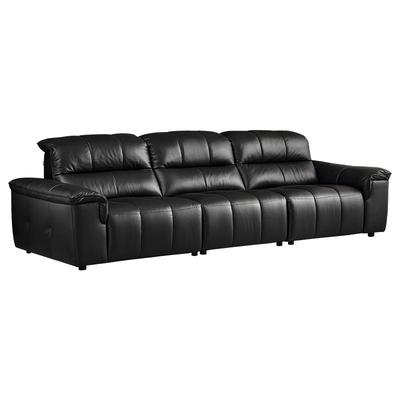 全友家居现代简约真皮沙发