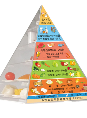 中国居民膳食宝塔模型