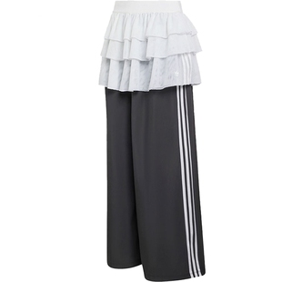 adidas阿迪达斯三叶草春季女子运动休闲裤子宽松针织长裤KS1431